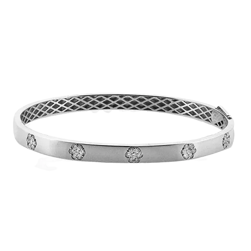 Bangle in 18k Gold with Diamonds