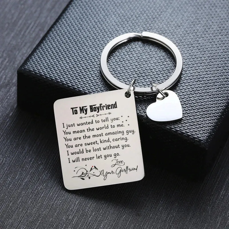 Personalized DAD Gift Keychains