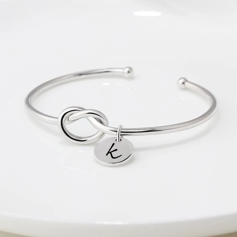 Personalized Tie Design ID Bracelets with Engraved Name & 2 colors, Customize Fashion Bangles for Women