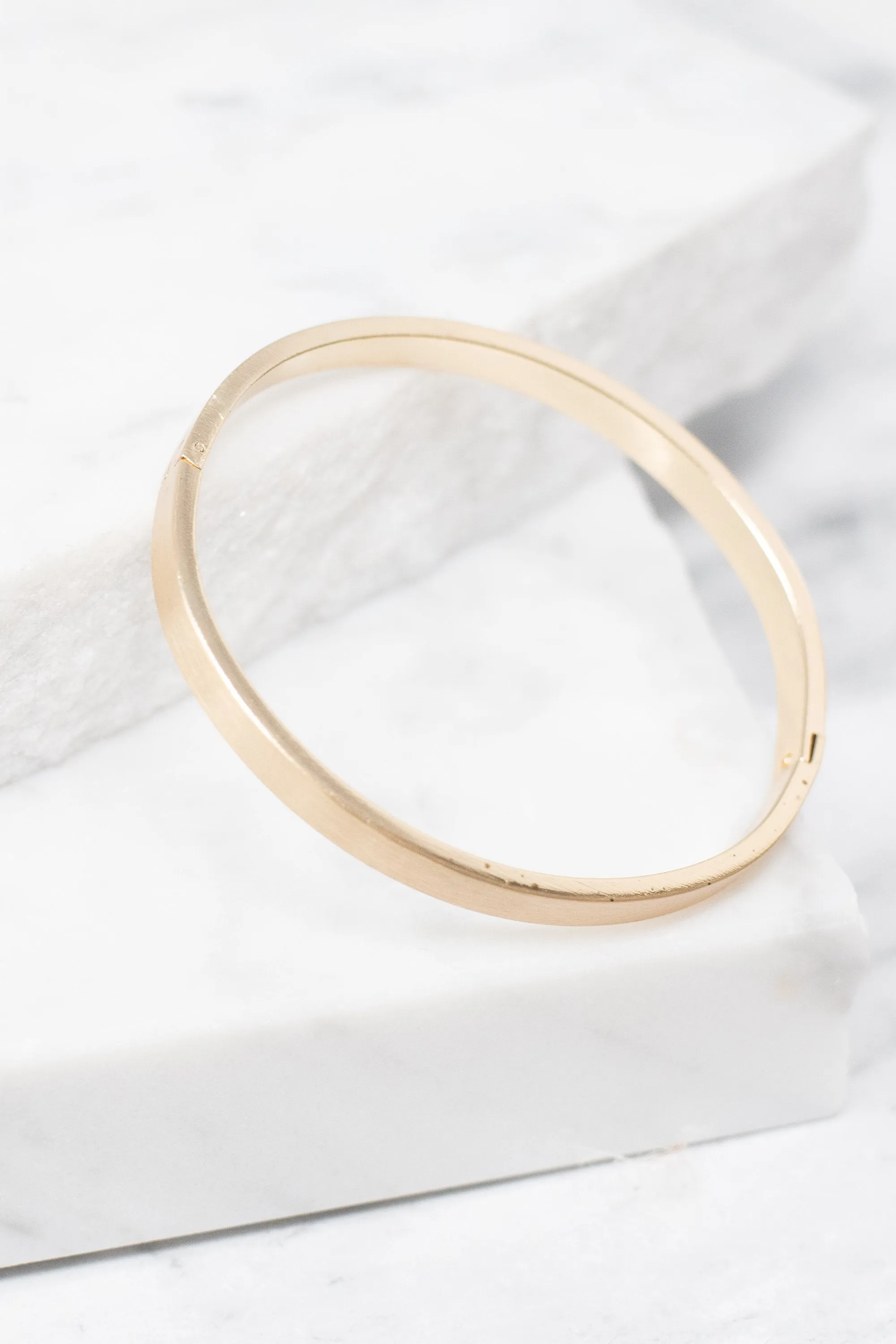 What You Like Gold Simple Band Bracelet